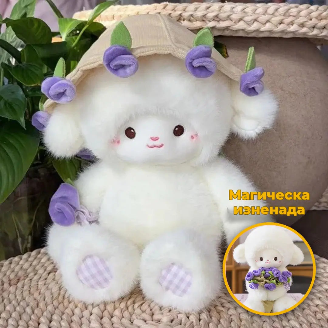 Jehňátko s květinami – FluffyCuddle