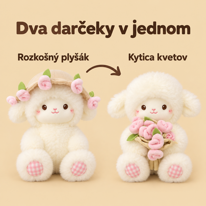 Jehňátko s květinami – FluffyCuddle