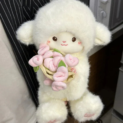 Jehňátko s květinami – FluffyCuddle