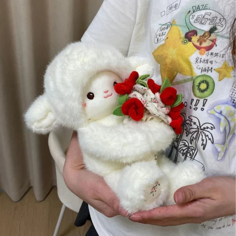 Jehňátko s květinami – FluffyCuddle