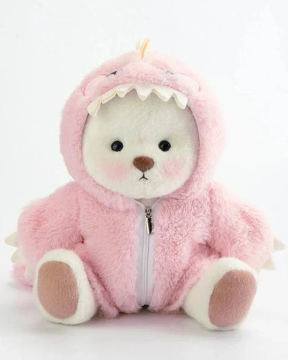 Ručně vyráběný prémiový medvídek s vyměnitelnými oblečky – FluffyCuddle