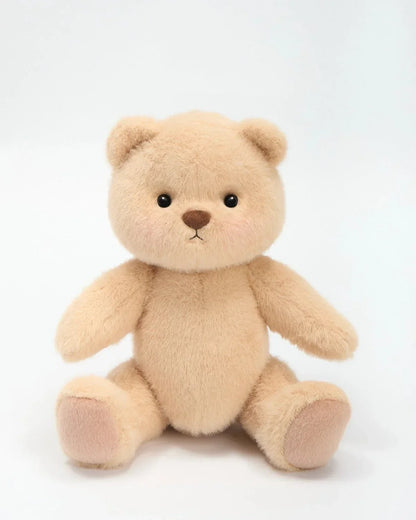 Ručně vyráběný prémiový medvídek s vyměnitelnými oblečky – FluffyCuddle
