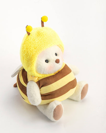 Ručně vyráběný prémiový medvídek s vyměnitelnými oblečky – FluffyCuddle