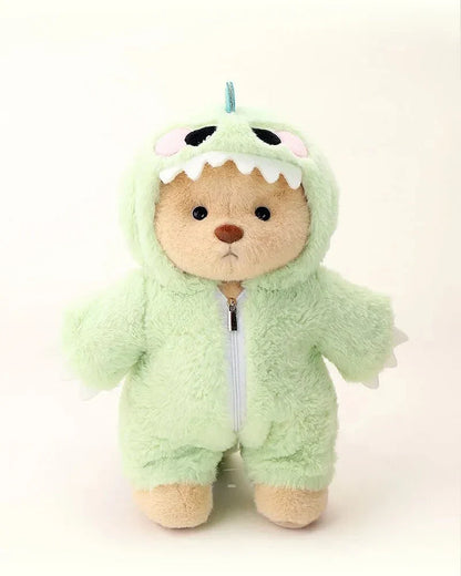 Ručně vyráběný prémiový medvídek s vyměnitelnými oblečky – FluffyCuddle