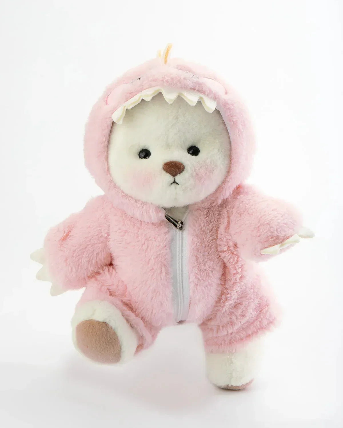 Ručně vyráběný prémiový medvídek s vyměnitelnými oblečky – FluffyCuddle