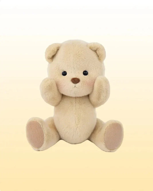 Ručně vyráběný prémiový medvídek s vyměnitelnými oblečky – FluffyCuddle
